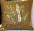 Coffee Pair of Custom Linen Throw Pillows – Salamandre Pheasant & Botanical Leaf, Down Alternative Inserts For Sale - Image 8 of 10
