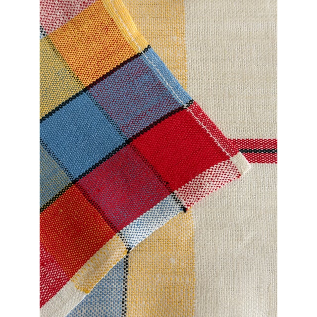 1980s Vintage Large Czech Heavy Cotten Linen Dish Towels, Set of 3 For Sale - Image 5 of 8