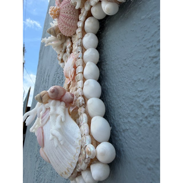 2020s CSS Seashell 13"h. Cross For Sale - Image 5 of 7