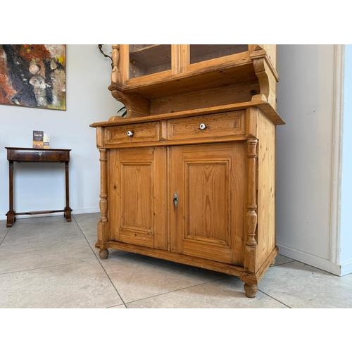 Antique Gründerzeit Kitchen Cupboard in Softwood, 1890s For Sale - Image 13 of 17