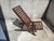 Foldable Slatted Teak Lounge Chair For Sale - Image 13 of 18