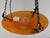 Daum & Majorelle French Art Deco Pendant Light 1920s - Orange Glass & Wrought Iron For Sale - Image 13 of 13