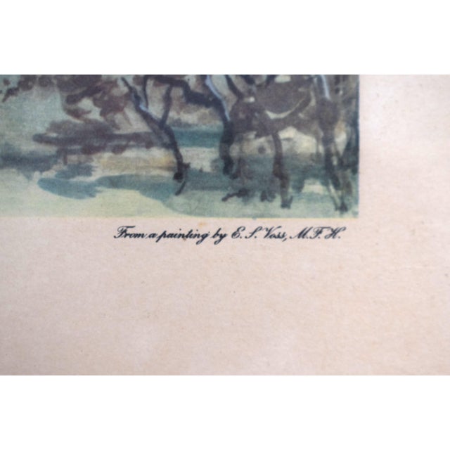 1950s The Meet 1951 Color Print by Edward S. Voss, m.f.h. For Sale - Image 5 of 7