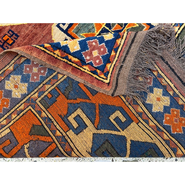 Antique Caucasian Lori Pambak Kazak Hand-Knotted Wool Rug - 4'10" X 7'5" For Sale - Image 10 of 10
