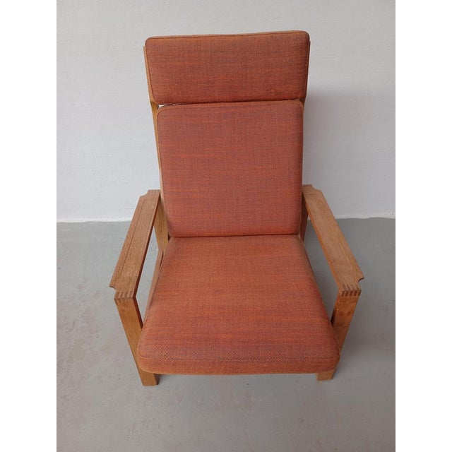 Model 248 Swivel Lounge Chair in Oak from Borge Mogensen, 1960s For Sale - Image 9 of 12