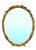 This exceptional late 19th oval wall mirror is a magnificent, large-scale example of the French Art Nouveau movement,...