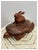 Figurative 1970s Ooak Wood Sea Turtle/Rabbit/Emerald/Lapis Box For Sale - Image 3 of 10