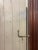 Oversized antique Victorian walnut pier hall mirror. Carved detail setback bench with marble seat, brass hooks on sides of...