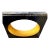 Ambella Home Collection Console Table - Nero Marquina Marble & Gold Leaf - From Neiman Marcus For Sale