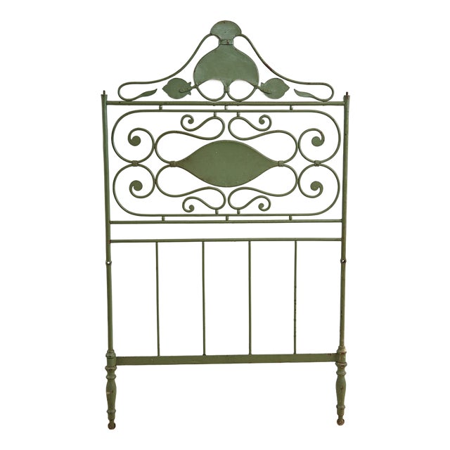 Antique Wrought Iron Bed For Sale