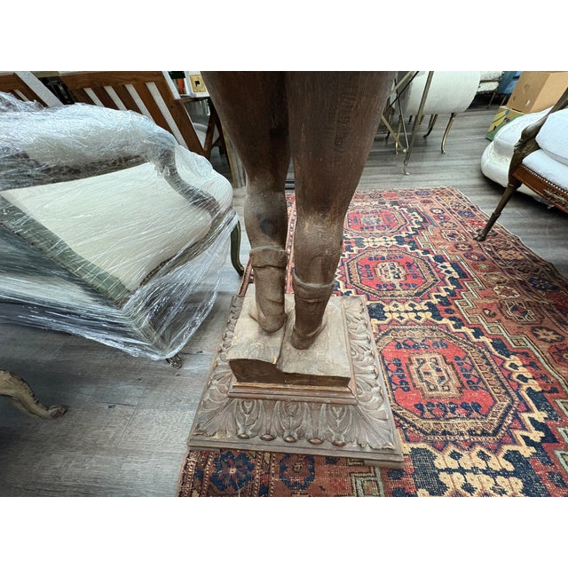 Early 20th Century Italian Carved Male Sculpture For Sale - Image 12 of 16