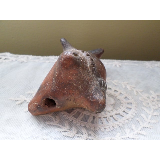 Antique Pre-Columbian Chimu Bird Whistle From Peru For Sale In Columbia, SC - Image 6 of 7