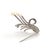 Metal 1990s Mikimoto Estate Akoya Pearl Brooch Sterling Silver For Sale - Image 7 of 12
