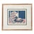 Late 20th Century Large Pauline Eble Campanelli Signed Framed Duck Decoy Americana Print Art For Sale