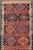 Measures: 4'3 x 14'5 Antique Shahsevan Kilim Gallery Runner With Bold Colorful Geometric Tribal Motifs 4'3 X 14'5. Keivan...