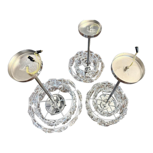 Crystal Pendants or Chandeliers, McM, Modernist 1970