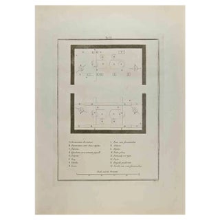 Nicola Fiorillo, Map, Etching, 18th Century For Sale