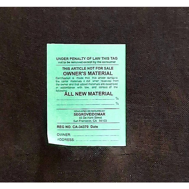 Antique White Pair of Mid-Century Modern Leather and Flat-Bar Chrome Lounge Chairs For Sale - Image 8 of 8