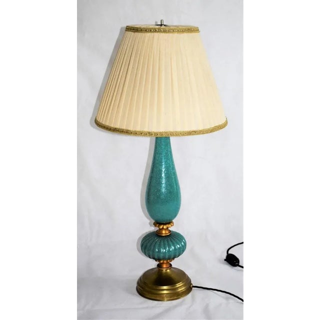 Gold Foam Glass Table Lamp by Napoleone Martinuzzi for Venini, 1930s For Sale - Image 8 of 9