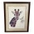1975 Jacquie Marie Vaux "Giraffe" Signed Limited Edition Lithograph, Framed For Sale