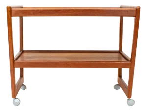 Teak Bar Cart by Holger Georg Jensen for Tønder Møbelfabrik, 1960s