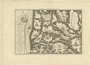 Antique Map of the Kungur Ice Cave by Bellin, 1768