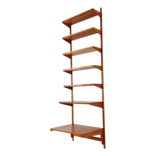 Danish Modern Modular Teak Shelving System by Kai Kristansen for Fh Möbel, Denmark, 1960s For Sale