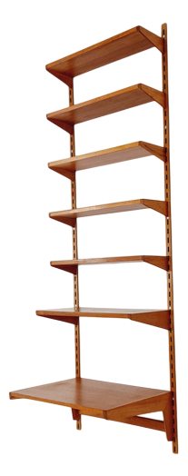 Danish Modern Modular Teak Shelving System by Kai Kristansen for Fh Möbel, Denmark, 1960s