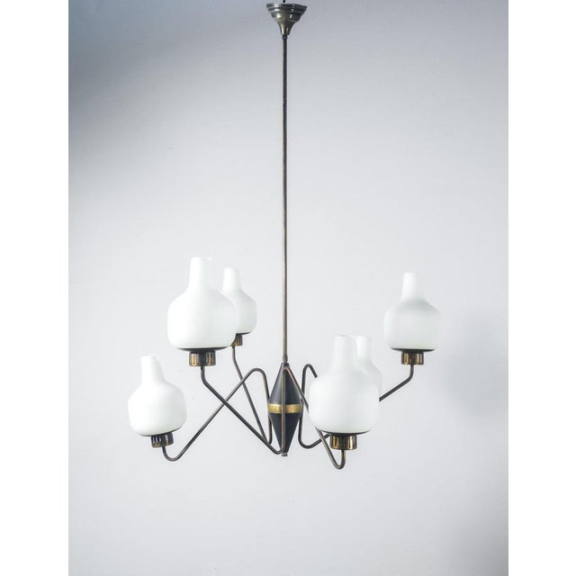 Suspension Lamp from Stilnovo, 1950s For Sale - Image 4 of 12