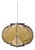 Vintage Hanging Lamp by Mk Leuchten, 1970s For Sale