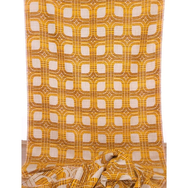 Mid-Century Modern Mid-Century Modern German Fabric Bale for Curtains, 1970s For Sale - Image 3 of 6