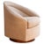 Wood Pair of Adrian Pearsall Tilt Swivel Lounge Chairs in Oatmeal Bouclé, C. 1960s For Sale - Image 7 of 15