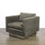 1970s Pair of Mid-Century Biscuit Tufted Cube Chairs W/ Chrome Wrapped Base in Mohair For Sale - Image 5 of 10