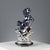 Silver-plated resin sculpture depicting horses. Manufacturer's mark engraved on the base. This piece is attributed to the...