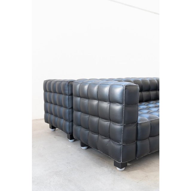 Kubus Sofas by Josef Hoffmann for Wittmann, 1980, Set of 4 For Sale - Image 17 of 18