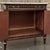 French Mahogany Louis XVI Style Two-Door Buffet With Carrara Marble Top For Sale - Image 15 of 18