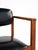 Teak and Leather Chair, Denmark, 1960s For Sale - Image 4 of 8