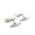 1990s George Jensen Estate Mens Cufflinks Silver, 2 Pieces For Sale - Image 9 of 12