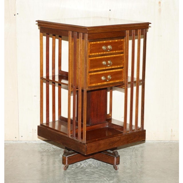 We are delighted to offer for sale this exhibition quality, fully restored, English Walnut with Satinwood inlay, circa...