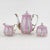 Victorian Vintage Pink Floral Porcelain Tea Set – Hand-Painted Victorian Style For Sale - Image 3 of 11