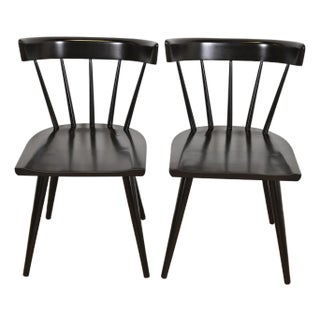 Paul McCobb Planner Group Mid-Century Modern Spindle Back Dining Chairs, Pair For Sale