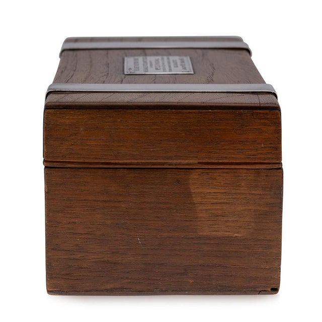 Wood 20th Century British Silver & Wood h.m.s Majestic Box, 1905 For Sale - Image 7 of 18