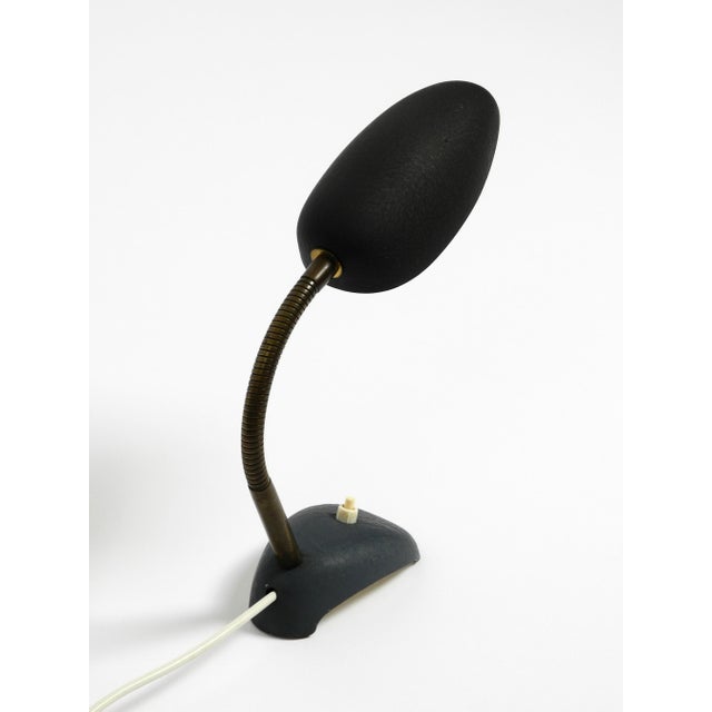 Small Table Lamp with Metal Gooseneck from Gebrüder Cosack, 1950s For Sale - Image 13 of 18