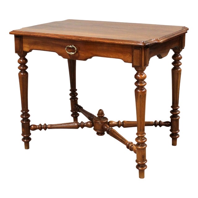 19th Century Walnut Writing Table For Sale
