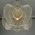 Mid-Century Modern Pendant Lamp in Clear Acrylic Glass, Wire and Brass, 1970s For Sale - Image 10 of 18