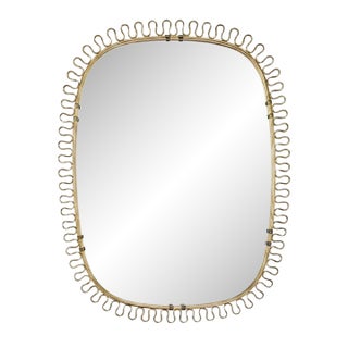 Brass Mirror Joseph Frank for Svenskt Tenn For Sale