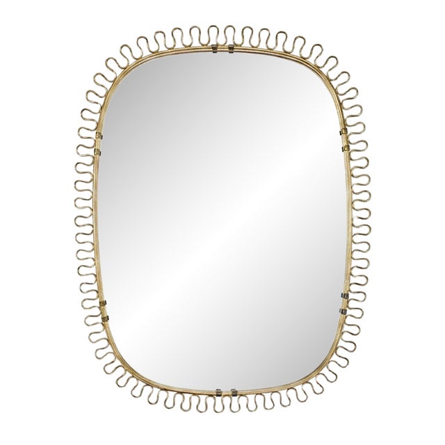 Brass Mirror Joseph Frank for Svenskt Tenn For Sale