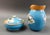 Early 20th Century Minton England Antique Birds Turquoise Porcelain Soap Dish & Pitcher Set - 2 Pieces For Sale - Image 5 of 10
