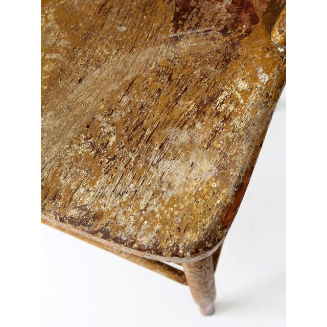 Antique Windsor Farmhouse Chair For Sale - Image 18 of 18