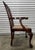 Chippendale 19th Century Antique Carved Mahogany Chippendale Style Ball & Claw Foot Side/Desk Chair For Sale - Image 3 of 7
